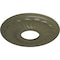Ekena Millwork Blackthorn Ceiling Medallion (Canopies up to 4 7/8"), 11 3/4"OD x 3 5/8"ID x 1"P, Painted Turtle CM11BLPTF - alternate 3